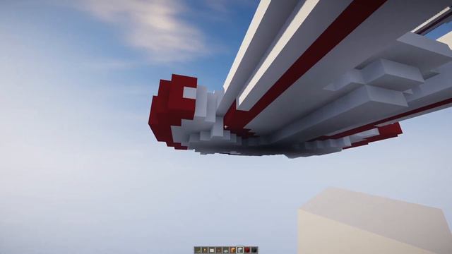 Minecraft Spaceship Tutorial and Timelapse Spaceship 3