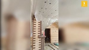 Утепление мансарды(крыши) утеплителем "Тепофол"