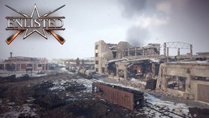 Enlisted - Тракторный завод Восток (Уничтожение) Битва за Сталинград (Без комментариев)