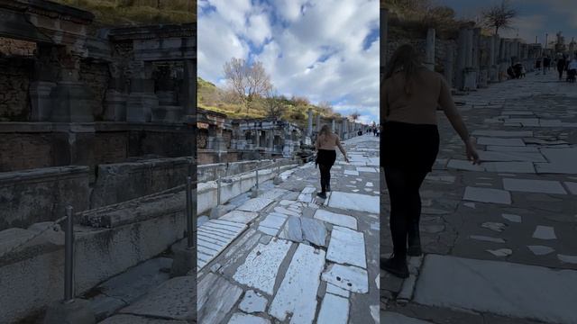 MAGNIFICENT 🏛️ Ancient City 🇹🇷 EPHESUS SELÇUK KUSADASI Türkiye'de Yabanci #worldtravel #ruins