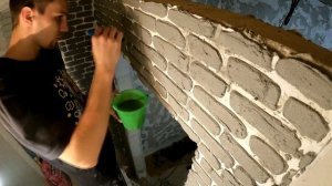 ? САМИ сделали ДЕШЕВУЮ имитация КИРПИЧА своими руками