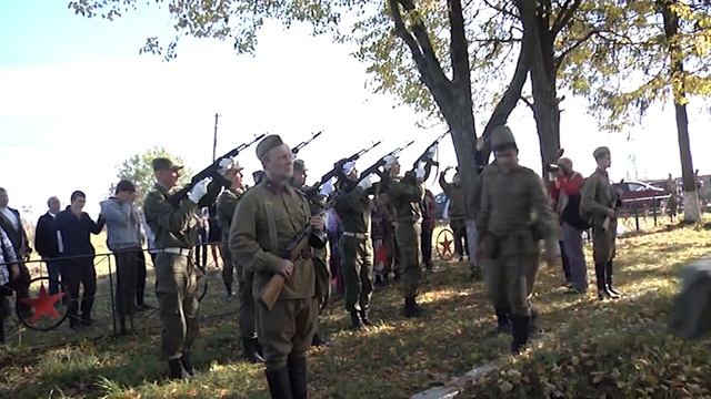 В Солнечногорье перезахоронили останки бойцов Красной Армии. 09.2014