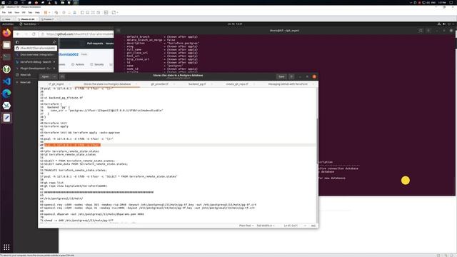 Использование PostgreSQL 13 для хранения состояния Terraform смотреть онлайн