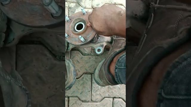 failed wheel bearing for Toyota Corolla 2012