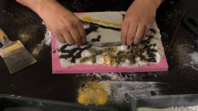 Прожилки в Мраморе из песка своими руками смотреть онлайн