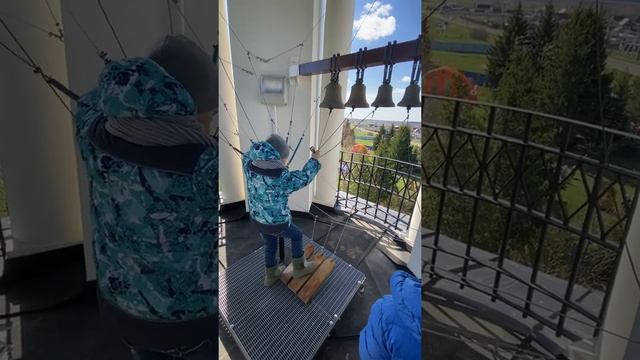 Колокольный звон. Звонарь Егор Чухлеб, 6 лет. смотреть онлайн