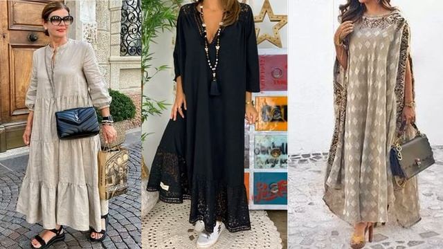 ?УКРАШАЮЩИЕ ПЛАТЬЯ БОХО ?ДЛЯ ЖЕНЩИН ЭЛЕГАНТНОГО ВОЗРАСТА 50+ смотреть онлайн