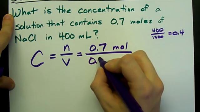 How to Calculate Concentration (from Volume and Moles) смотреть онлайн