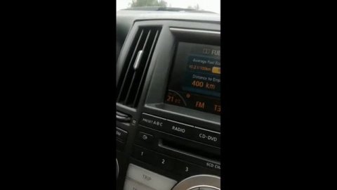 Инфинити ФХ35. Расход по трассе.