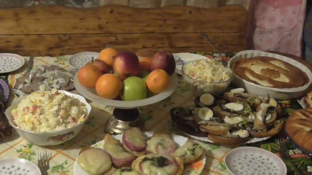 7 января 2022.Наш рождественский стол. Поздравляю с Рождеством! Прощайте своих обидчиков!