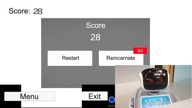 Sanbot Robot Loves the Voice Game at Smartphones! смотреть онлайн