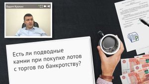 Есть ли подводные камни при покупке лотов с торгов по банкротству?