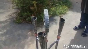 Кованый набор для камина ручной работы "Трио"