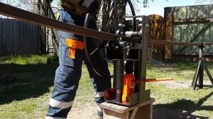 ?️ Гну профильную трубу 40х40х2. Полное видео