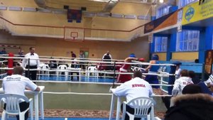 Бокс. Никита Кологривый (в синем). Слово пацана. Кровь на асфальте