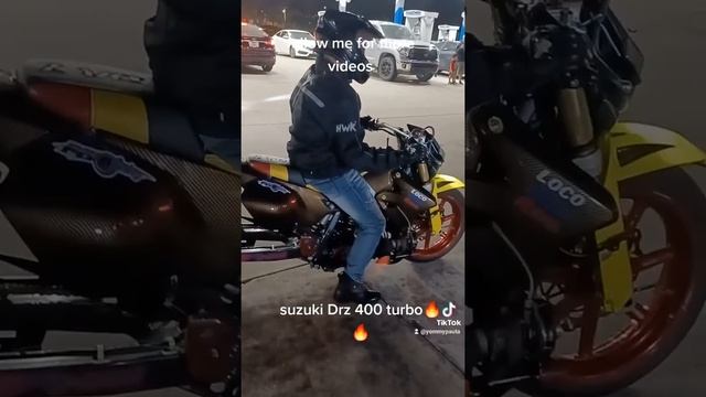 drz400 turbo   Suzuki.  subscribe to my channel for more videos