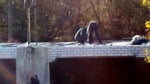 Бетонная стяжка на крыше