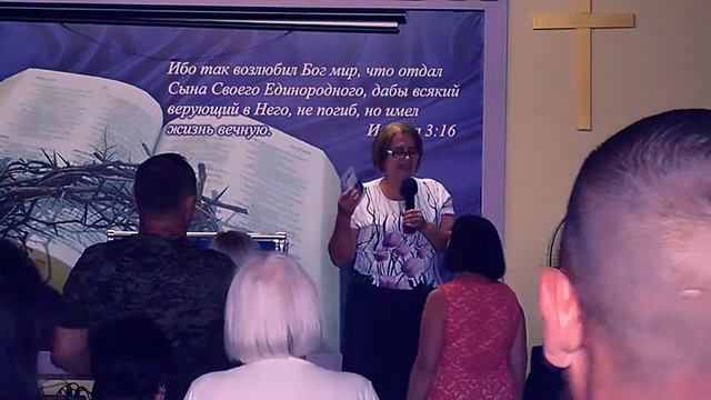 Пастор Валентина Кузьменко. Слово назидания, поздравления, молитва. смотреть онлайн