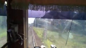 от ст.Катуар до пл. Луговая в кабине ЭР2Т