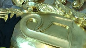 Суперпоталь цветная на золотой. Поталь-Центр Пермь