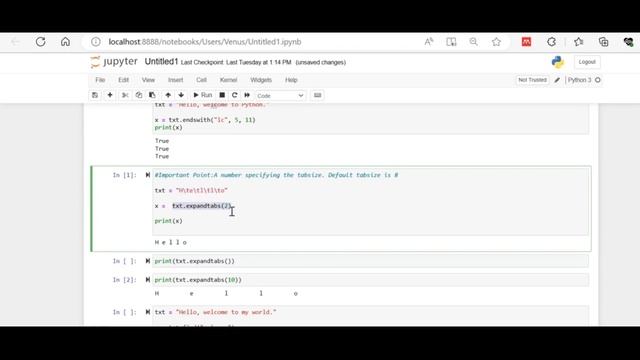 String Functions in Python