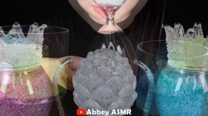 ASMR RAINBOW DRINKS MUKBANG *VAMPIRE BOBA TEA, HONEY JELLY, CANDY, FROG EGGS, BIRD GLASS, 신기한 물 먹방