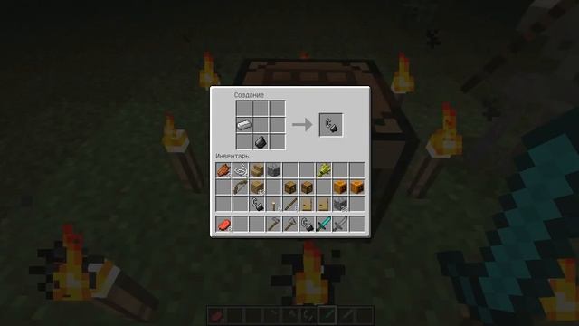 Как скрафтить огниво в Minecraft смотреть онлайн