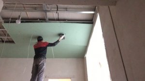 монтаж гкл на потолок в одиночку