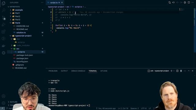 While & for Loops I TypeScript Basics #11