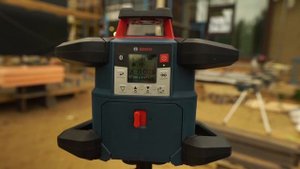 Обзор ротационного лазерного нивелира от Bosch GLR600