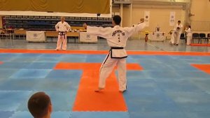 10. 1-й Дан. Кван-Ге Туль / Kwang-Gae Tul (Pattern) - Taekwon-Do ITF. DPRK demo team (Russia).