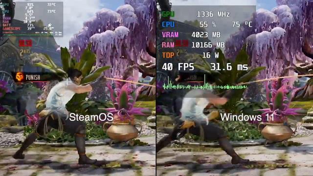 Mortal Kombat 1 - SteamOS vs Windows 11 - Steam Deck смотреть онлайн