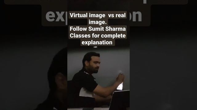 Real image vs Virtual image. image obtained on screen by concave mirror.#s2c,#sumitsharmaclasses,