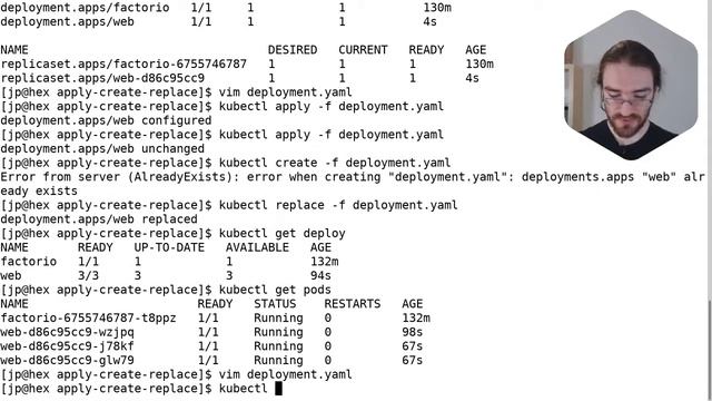 Enix - Kubernetes : différence entre kubectl apply, create, et replace смотреть онлайн