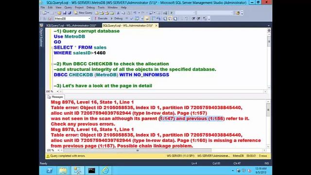 SQL Server Database Recovery Techniques 129
