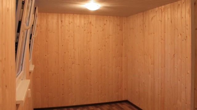 Модульный дом 5.8х4.4х2.9м с открытой верандой / Дачный домик / Бытовка / "Модульные Технологии" смотреть онлайн