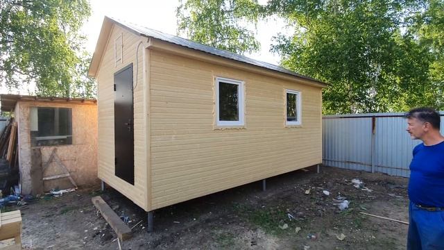 Дачный домик 3х6м от компании Лесное раздолье Омск