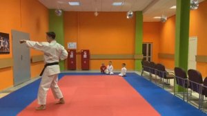 Ката Гекисай дай ичи - медленно. gekisai dai ichi.  Иван Ларин. Тацудзин скул. Годзю-рю.