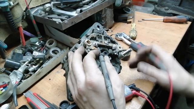 Ремонт генератора хендай акцент. Проверка диодного моста