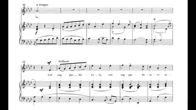 Gia il sole dal Gange (A. Scarlatti) - Ab Major Piano Accompaniment смотреть онлайн