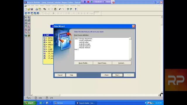 Oracle Reports Builder Tutorials lecture 19 смотреть онлайн