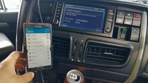 How to connect bluetooth on IVECO with touchscreen unit