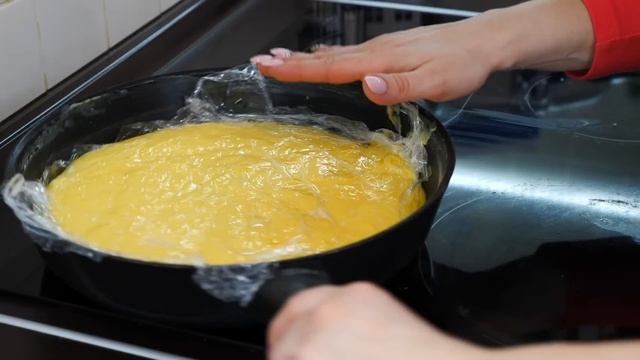 Песочный ПИРОГ с заварным кремом.