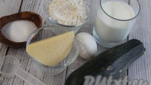 Пирог из кабачков с сыром на сковороде