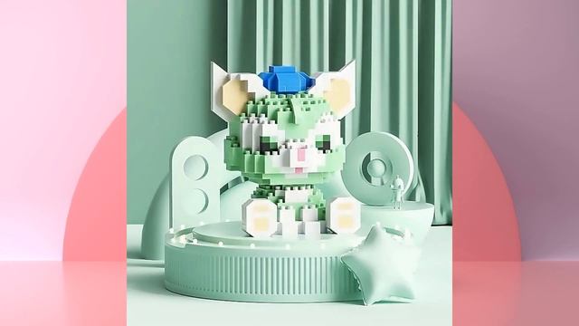 Конструктор объемный 3D модель из миниблоков