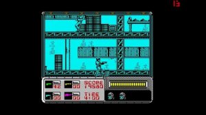 Обзор и прохождение Robocop на ZX Spectrum