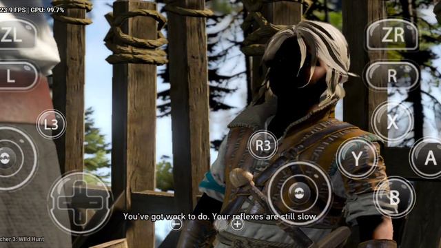 EGG NS Emulator V.4.2.3 Android - The Witcher 3_ Wild Hunt Samsung S20 FE 5G 8GB RAM Game Play смотреть онлайн