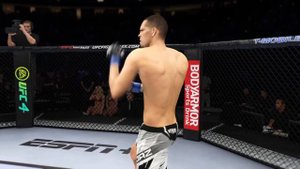 ХАМЗАТ ЧИМАЕВ VS НЕЙТ ДИАЗ UFC 4 CPU VS CPU