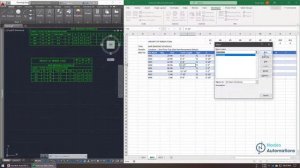 Generate AutoCAD table from Excel using VBA