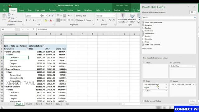 HOW TO  FORMAT YOUR PIVOT TABLE IN EXCEL TAMIL| CLASSIC PIVOT TABLE | REPORT LAYOUT| XL TECH TAMIL